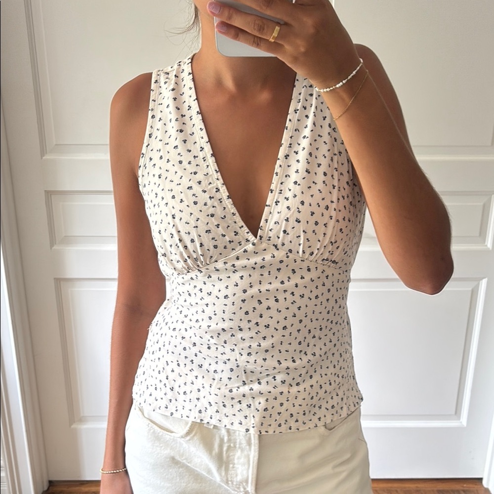 Brandy tie back blouse